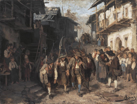 "Das letzte Aufgebot" von Defregger